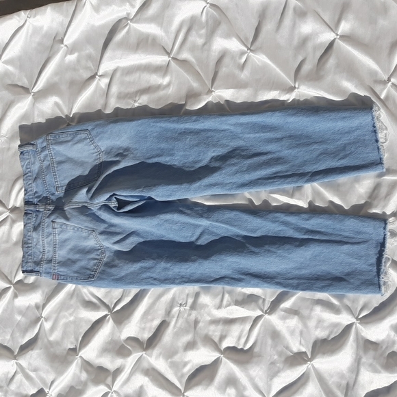 BDG Slim Straight 27 Distressed Knee Raw Hem Button Fly Hi Rise Jeans - Picture 5 of 17